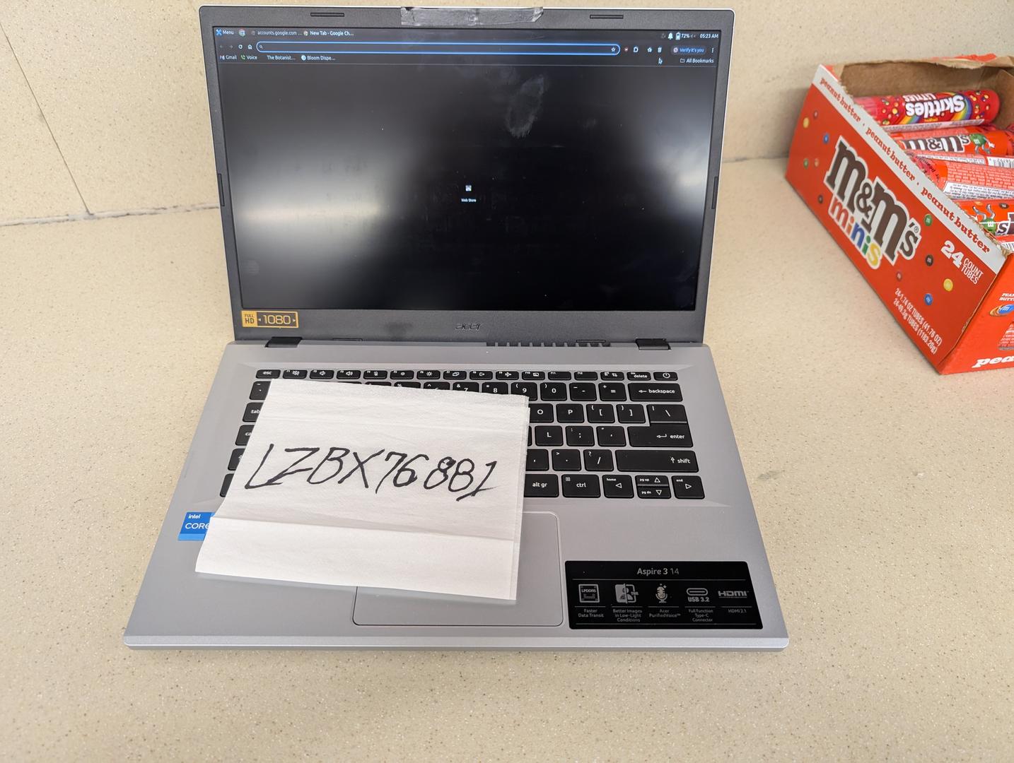 Acer Aspire Laptop, color