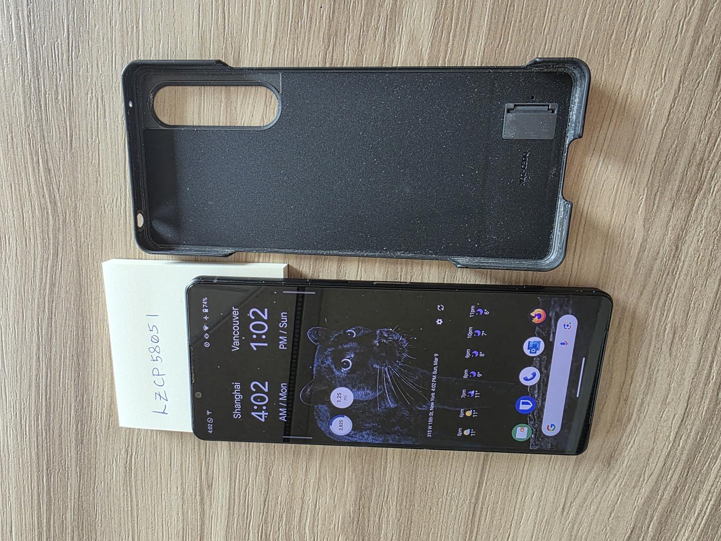 Sony Xperia 1 V, color Black