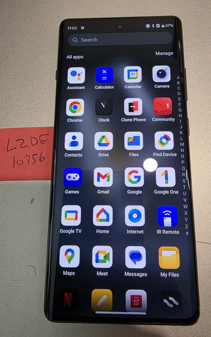 OnePlus 12R, color Gray