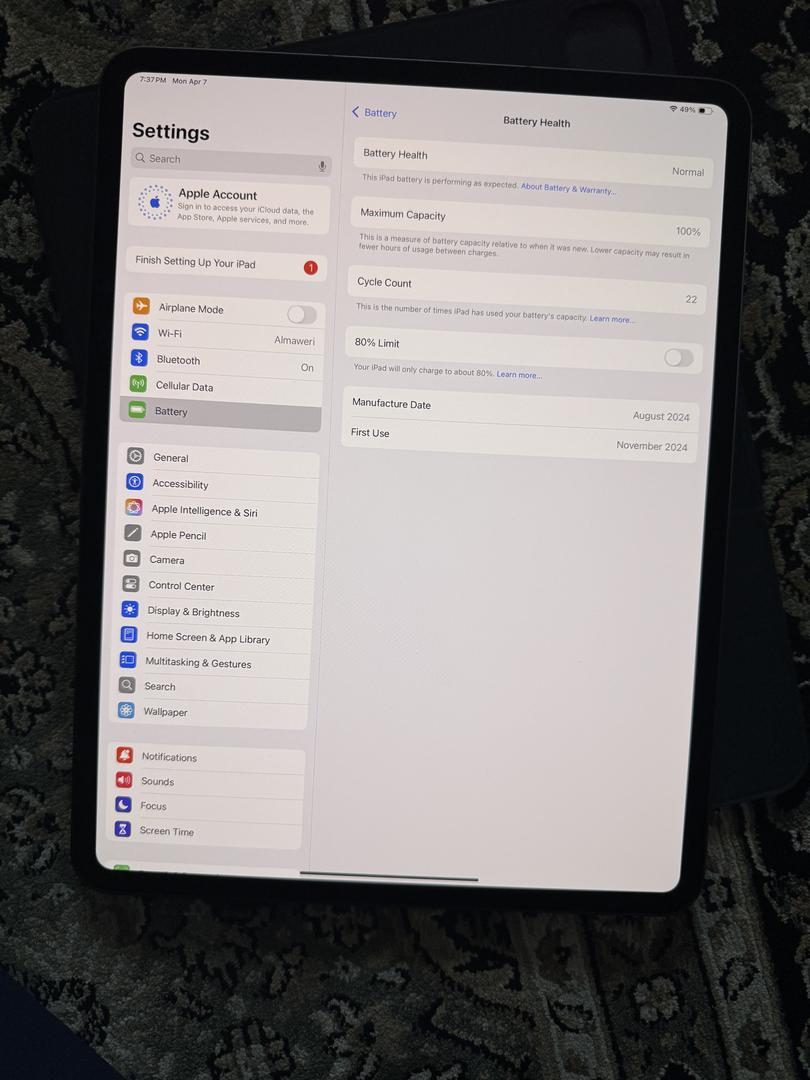 Apple iPad Pro 13" (M4) 2024, color Black