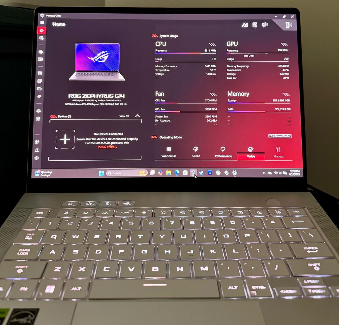 Asus ROG Zephyrus G14 (2024) GA403U, color White