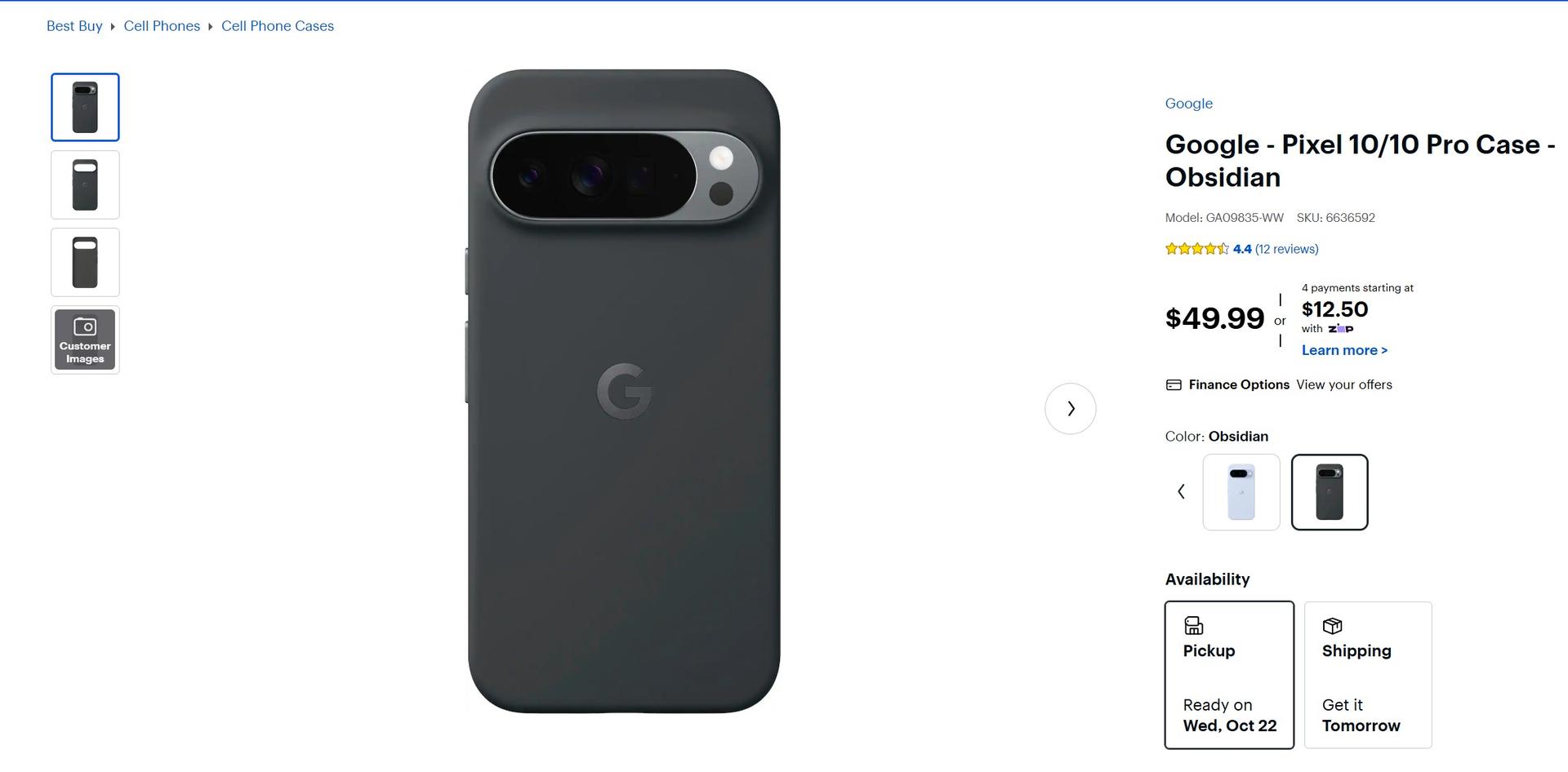 Google Pixel 10, color Indigo