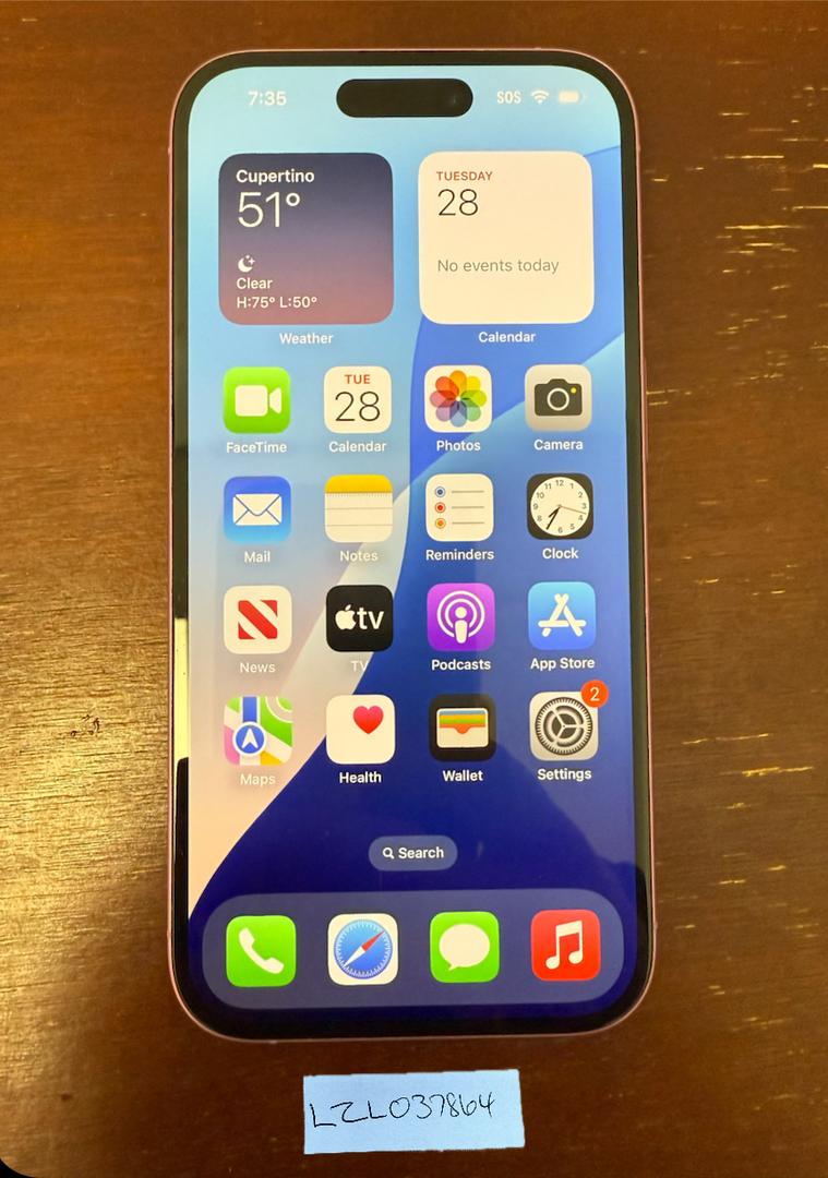 Apple iPhone 16, color Pink