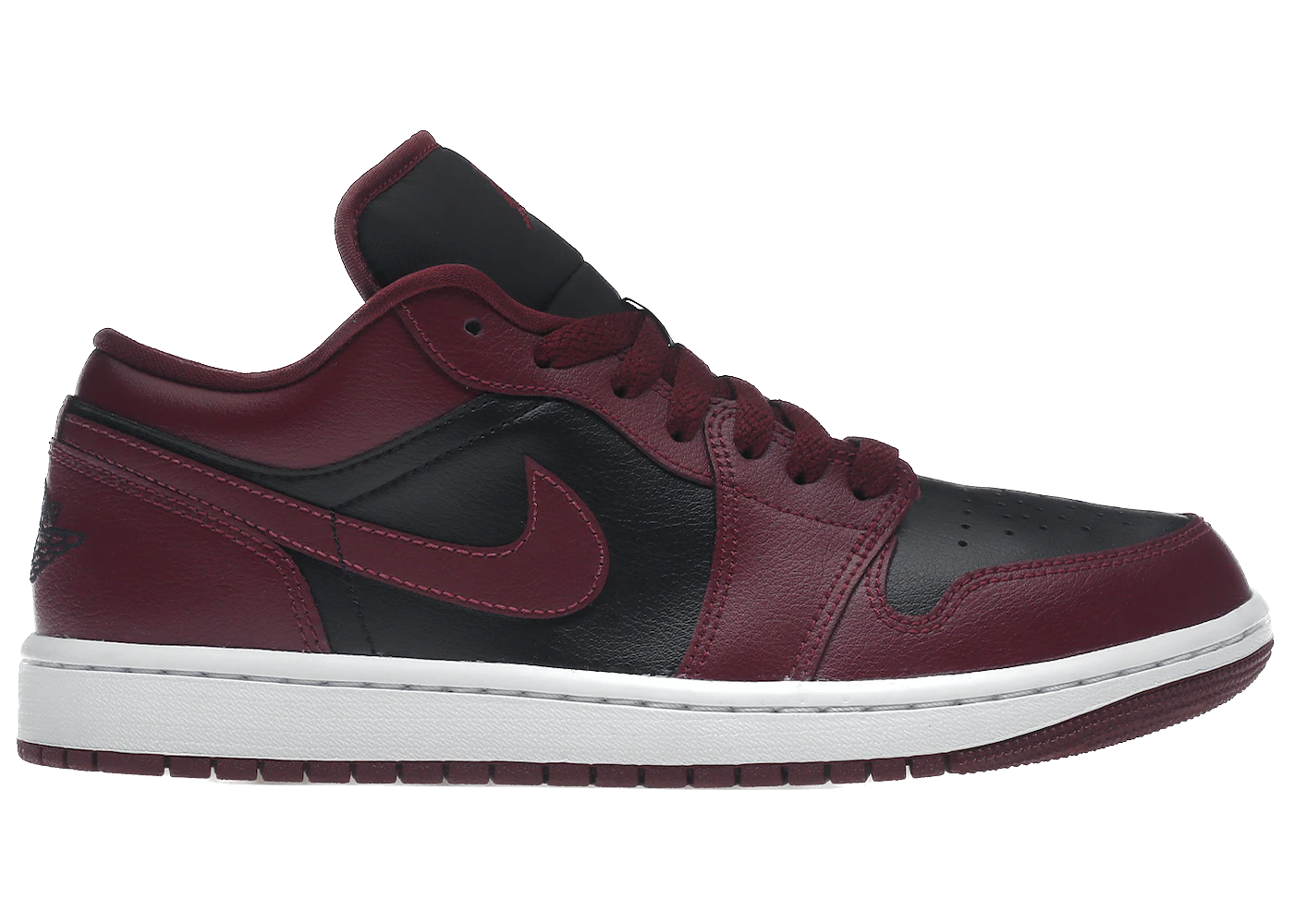 Jordan 1 Low Black Dark Beetroot (Women's)