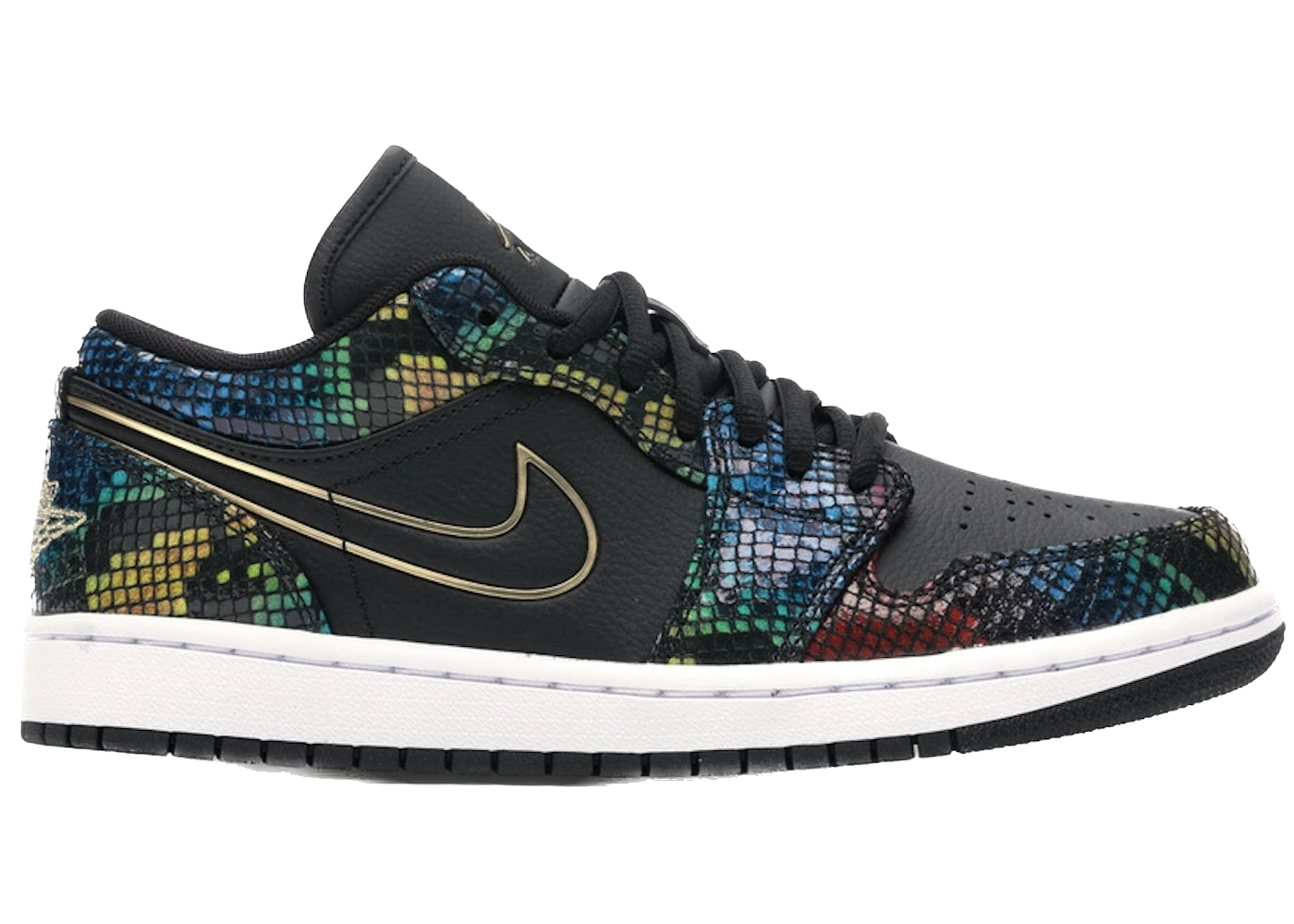 Jordan 1 Low Multicolor Snakeskin (2020) (Women's)
