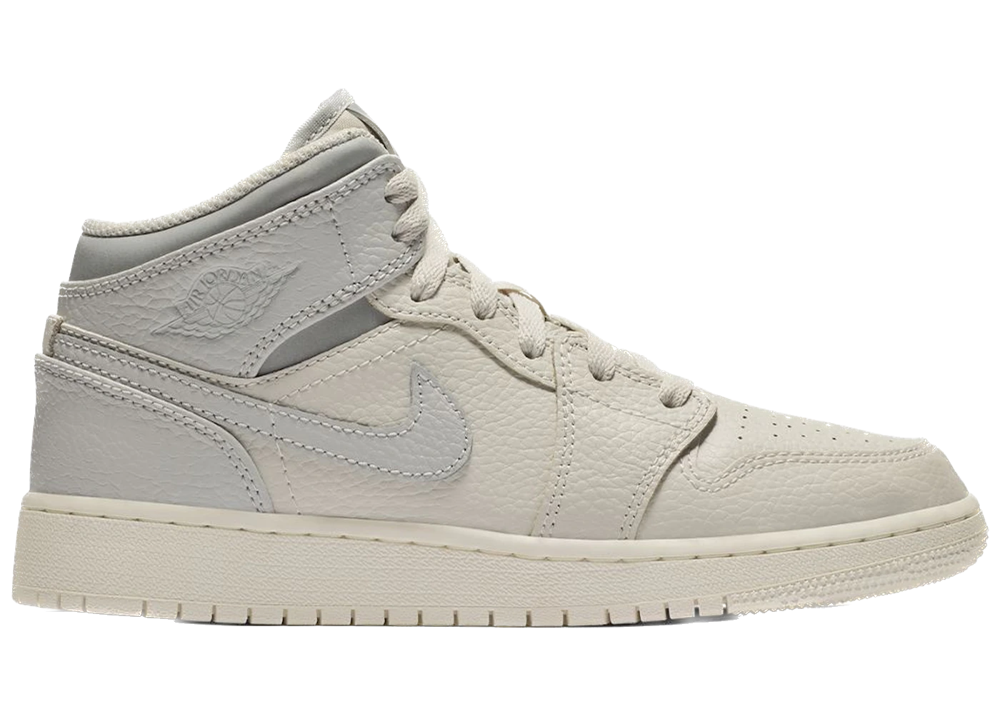Jordan 1 Mid Light Bone Wolf Grey (GS)