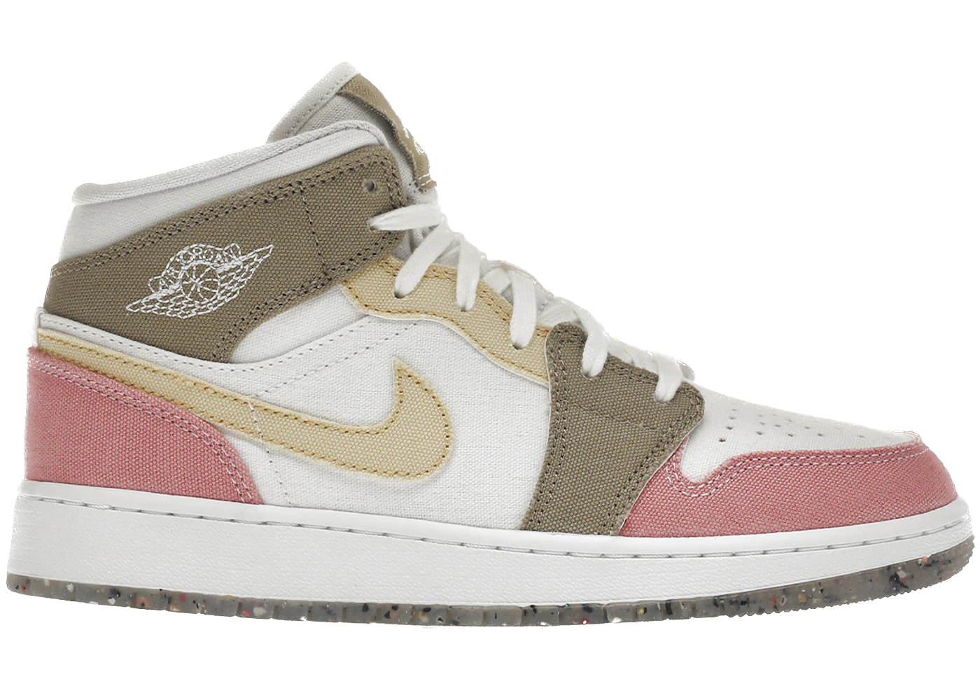Jordan 1 Mid SE Pastel Vivid Green Grind (GS)