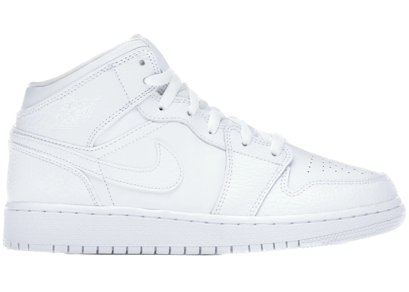 Jordan 1 Mid Triple White (GS)