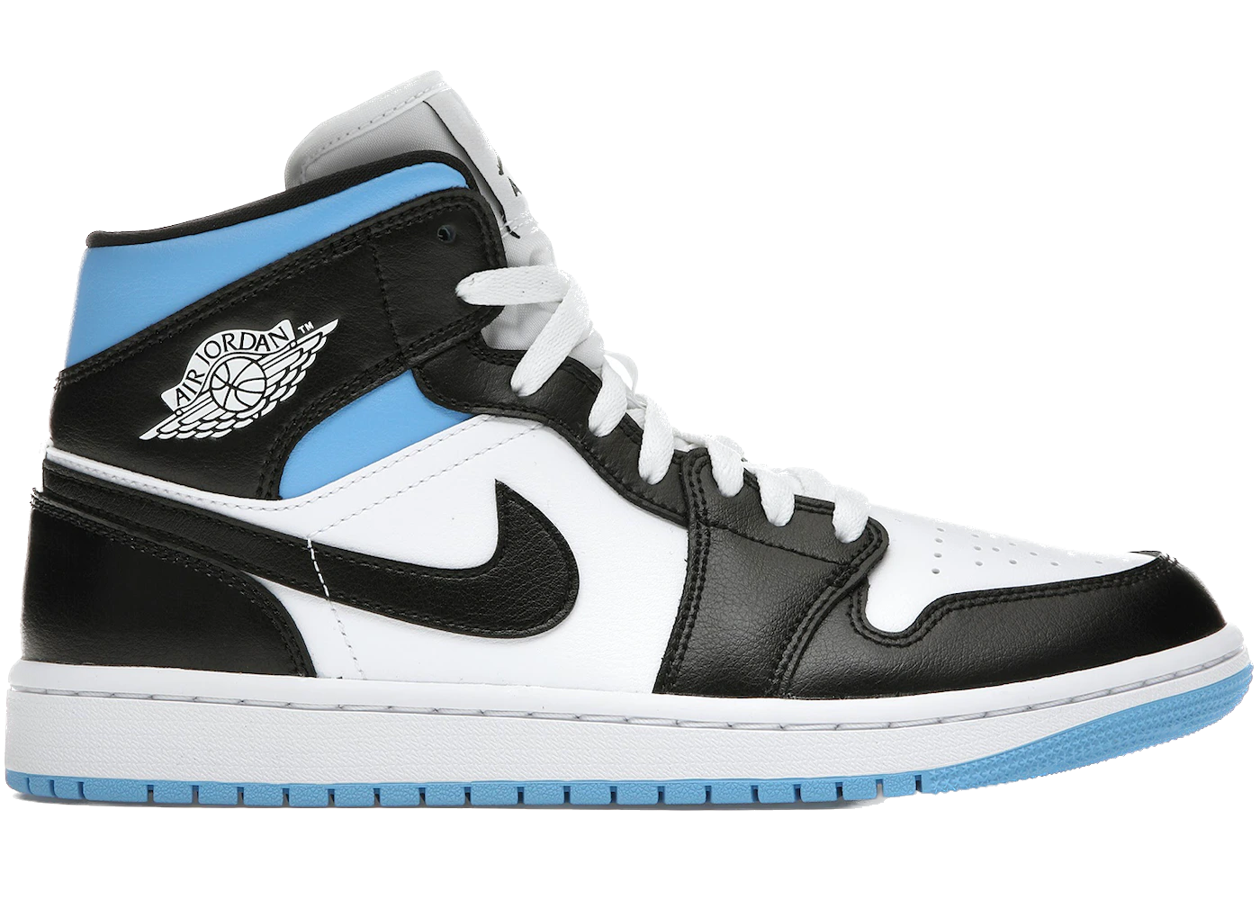 Jordan 1 Mid University Black White (Women's)