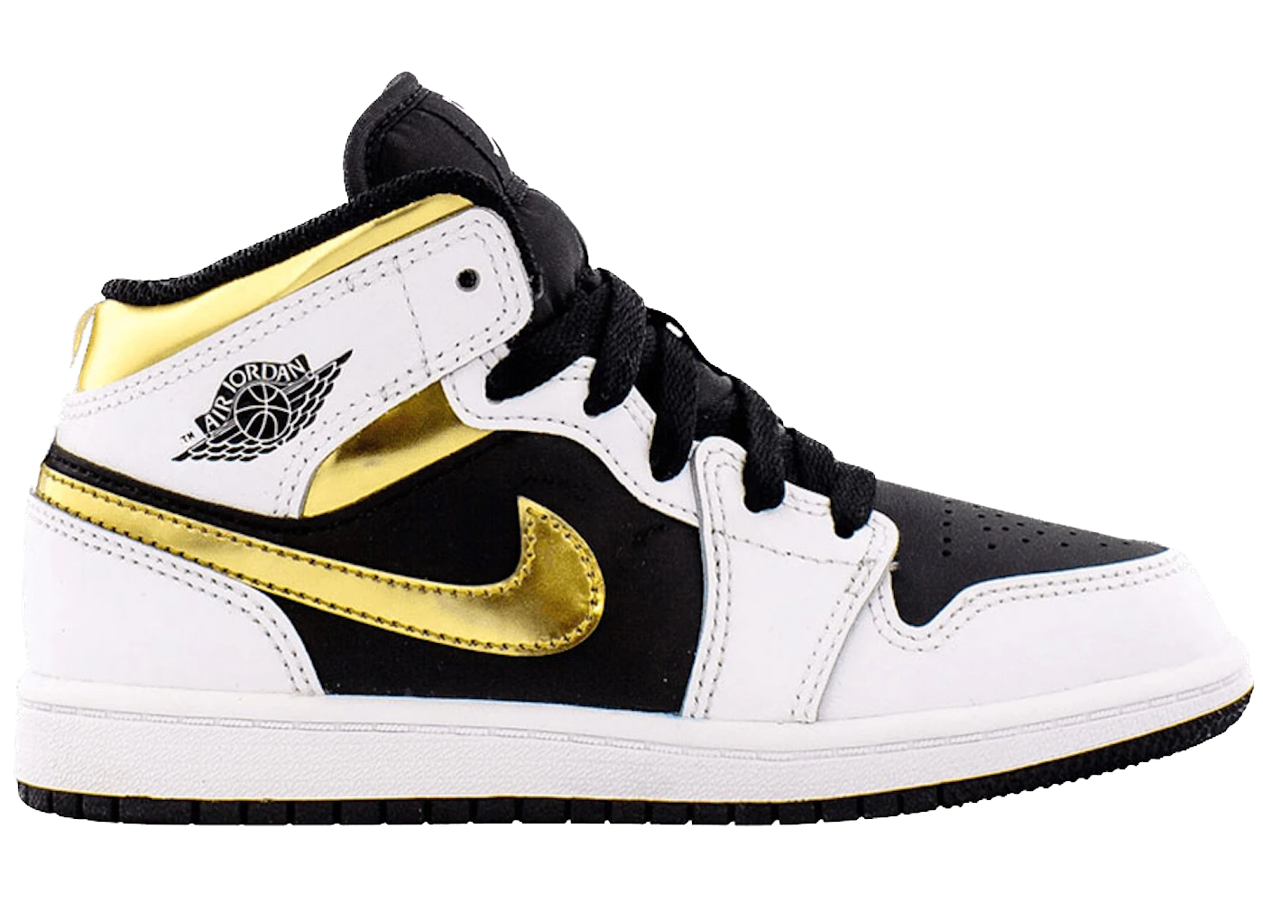 Jordan 1 Mid White Gold (PS)