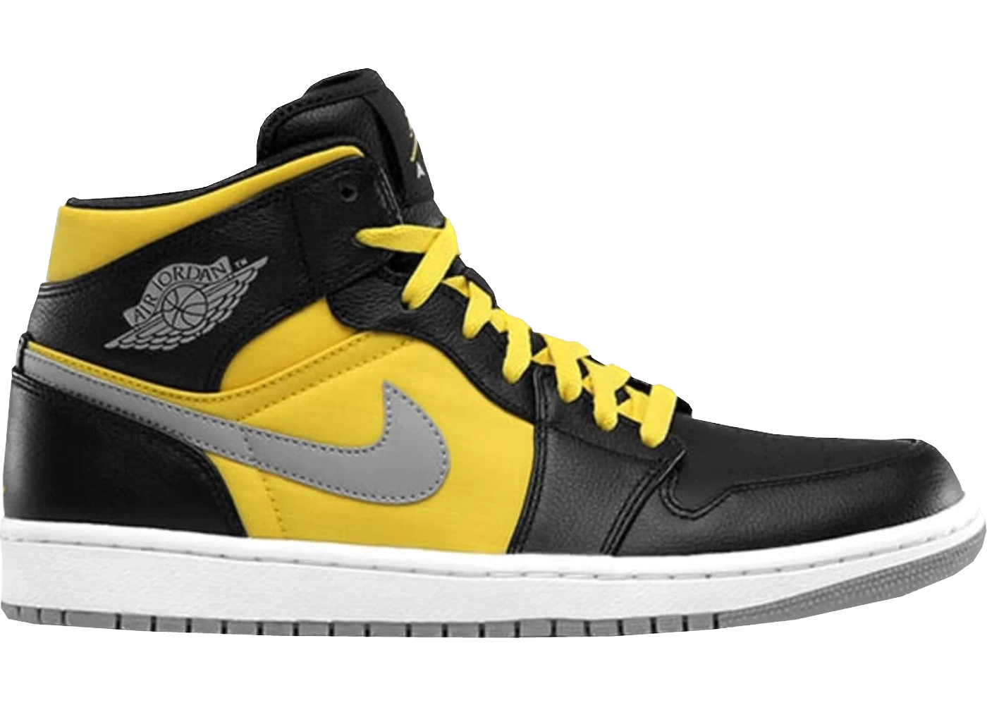 Jordan 1 Phat Mid Black Speed Yellow