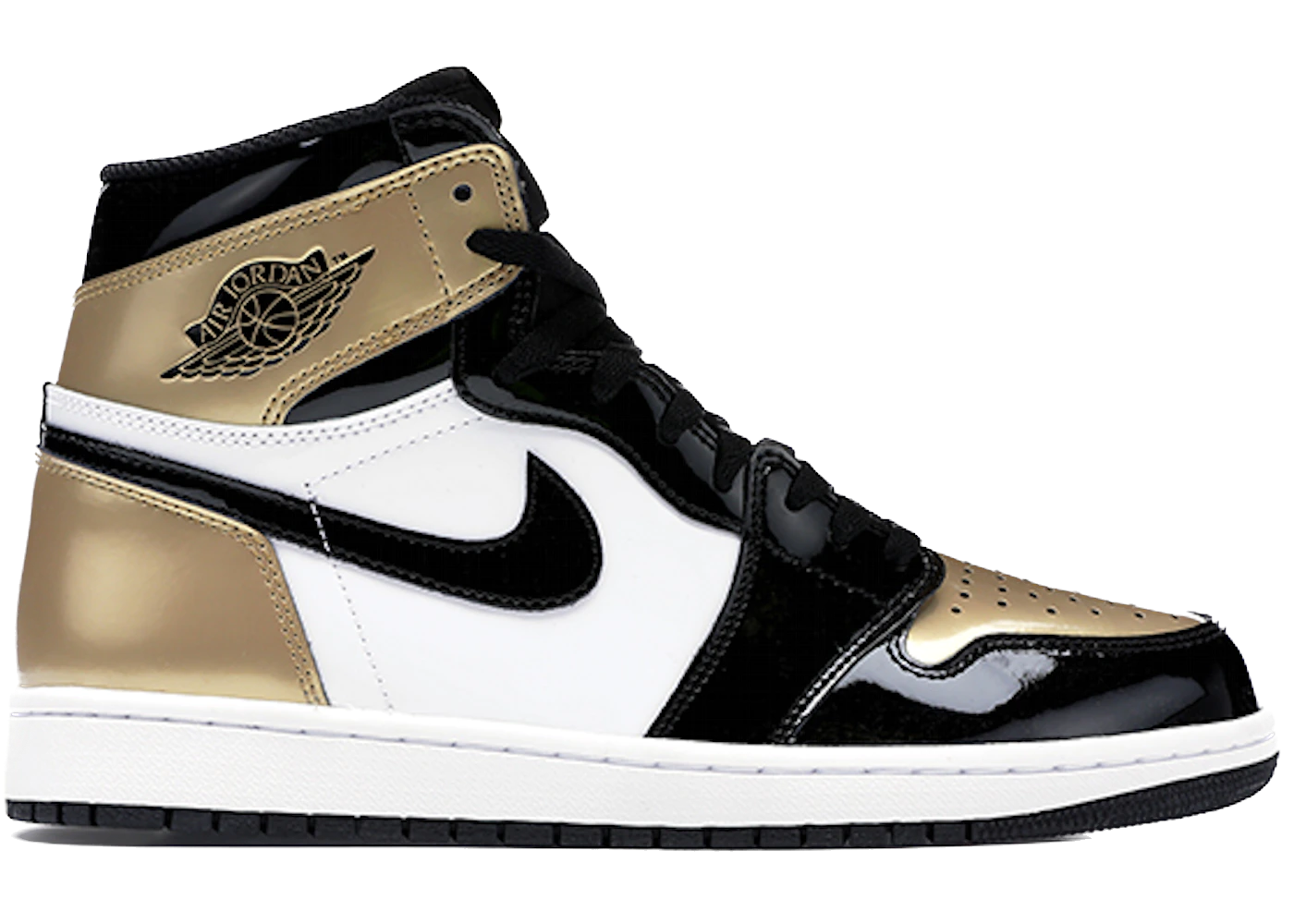 Jordan 1 Retro High NRG Patent Gold Toe