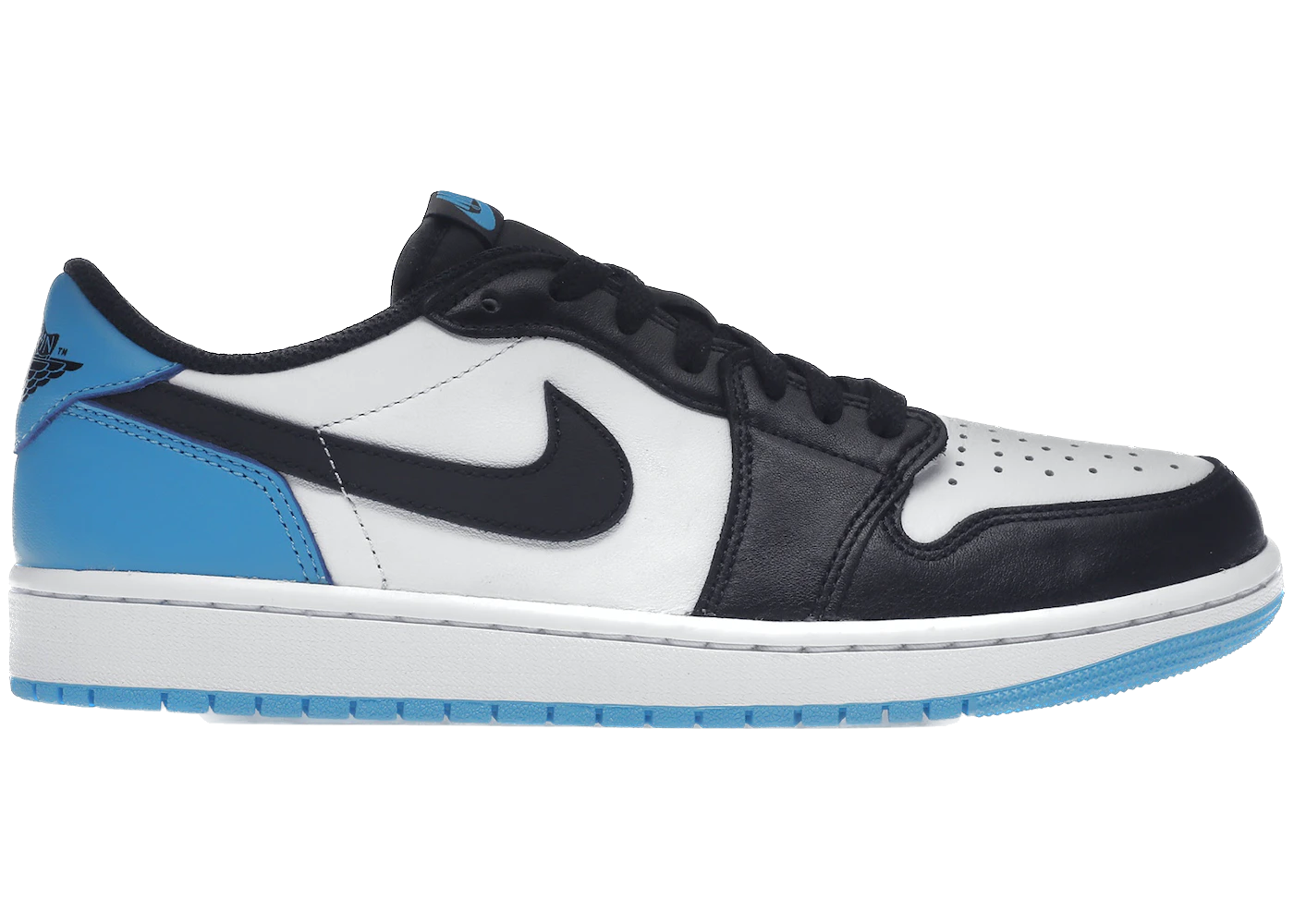 Jordan 1 Retro Low OG Black Dark Powder Blue