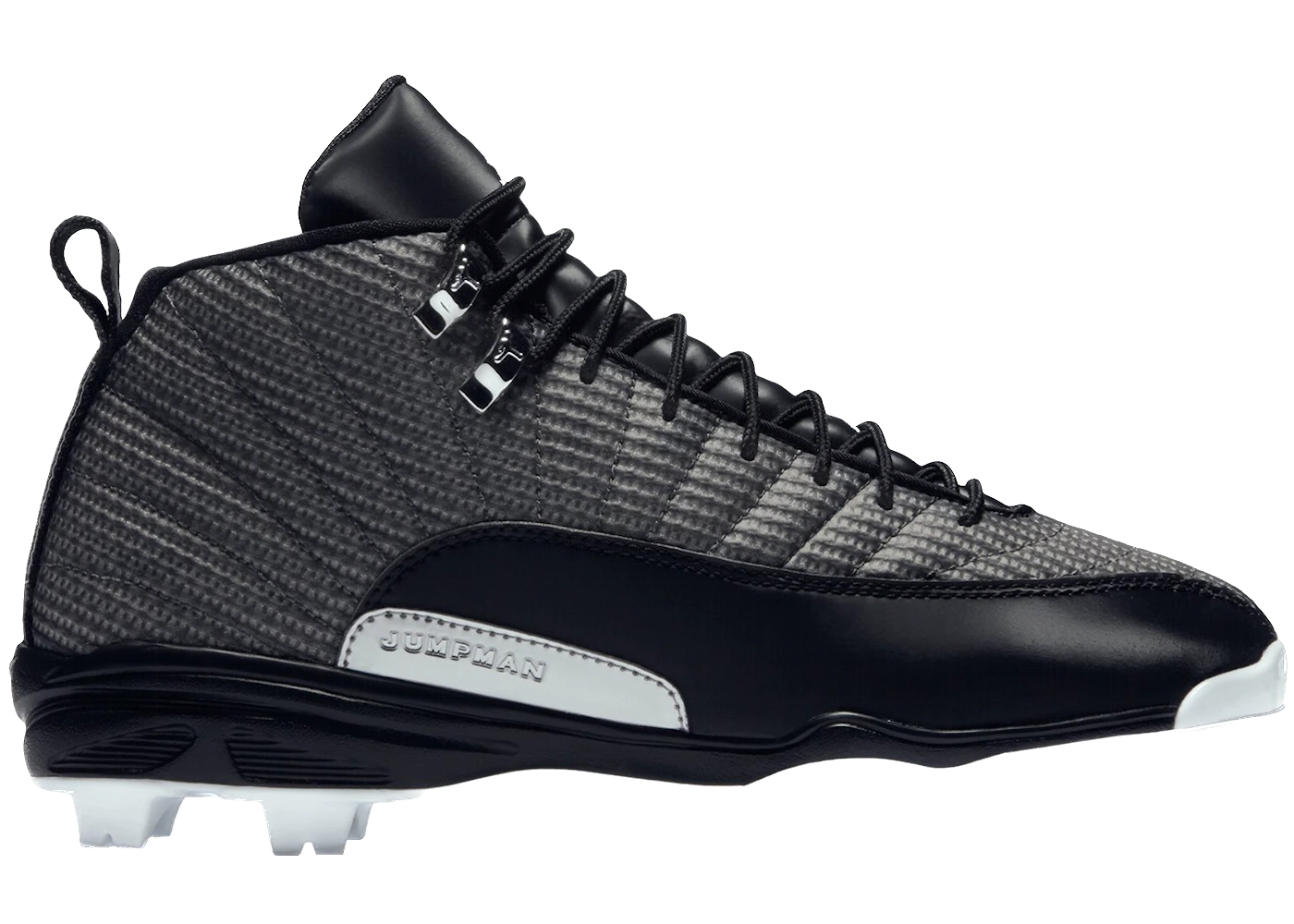 Jordan 12 Retro MCS Black Metallic Silver