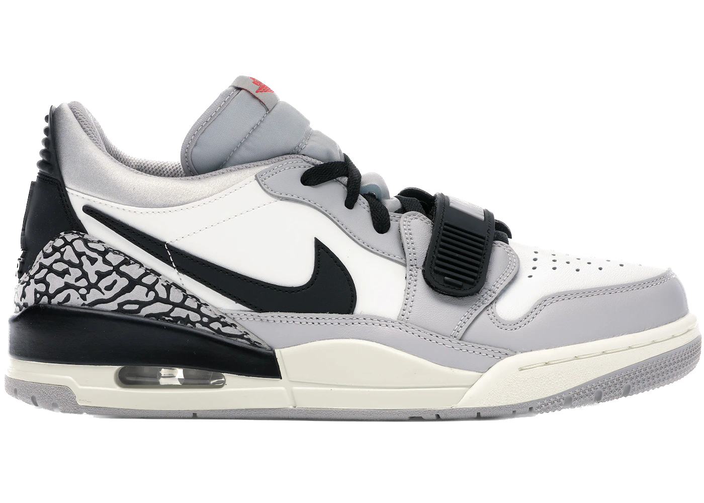 Jordan Legacy 312 Low Tech Grey Fire Red Black