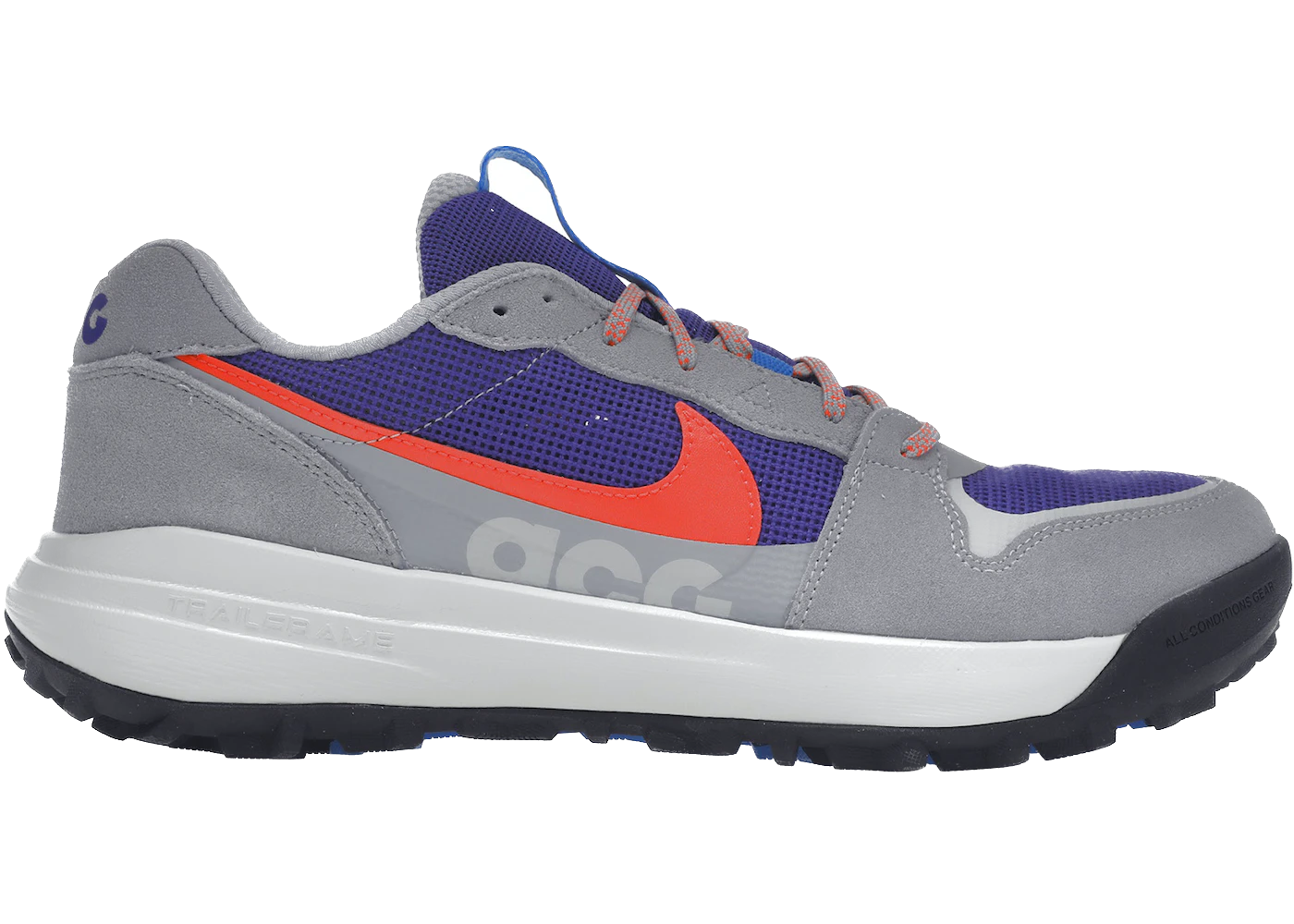 ACG Lowcate Wolf Grey Bright Crimson