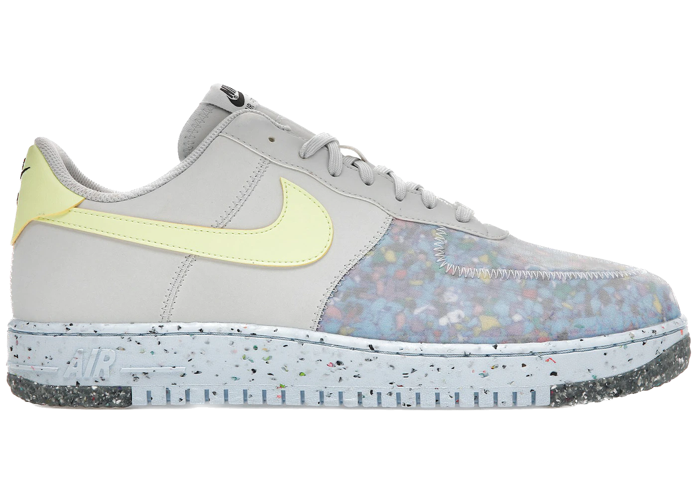 Air Force 1 Crater Pure Platinum Barely Volt