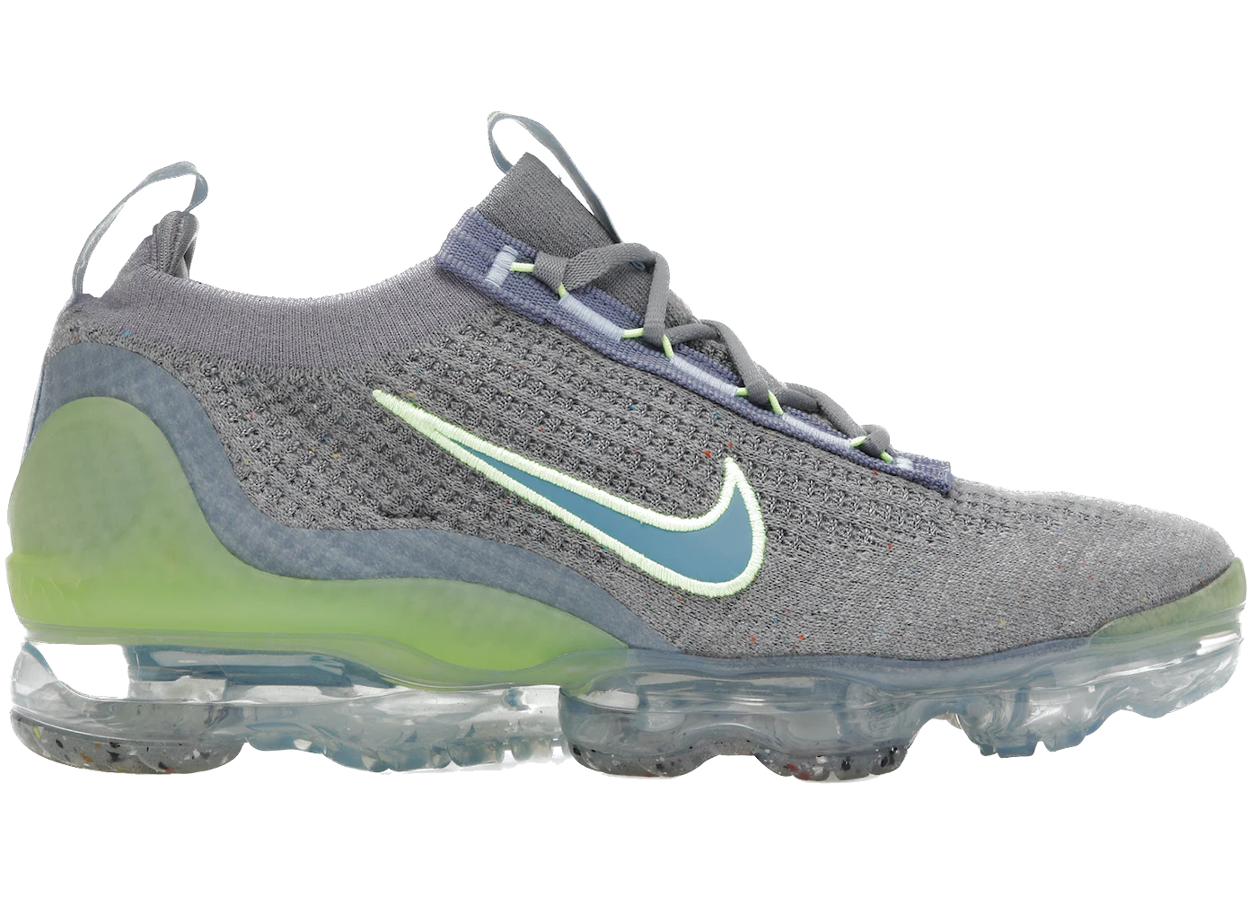 Air VaporMax 2021 FK Particle Grey Liquid Lime
