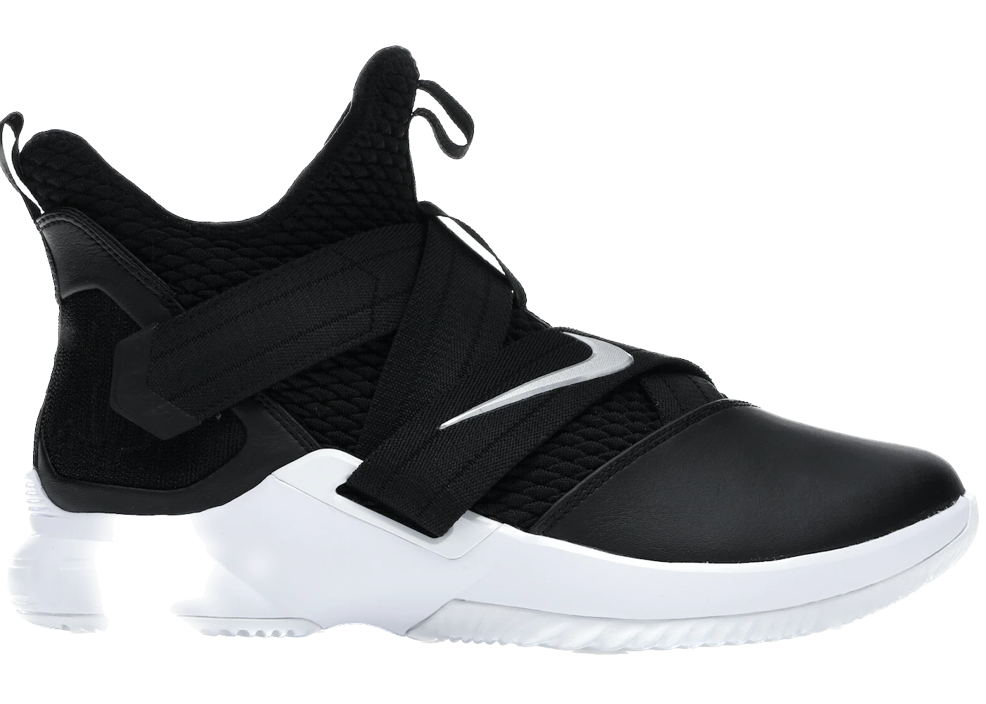 LeBron Soldier 12 TB Black White Silver