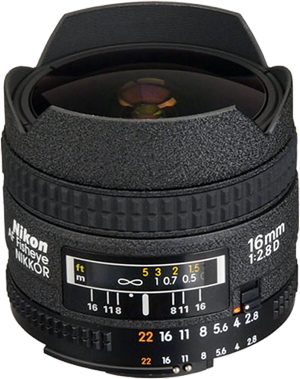 AF FX Fisheye Nikkor 16mm f2.8G D