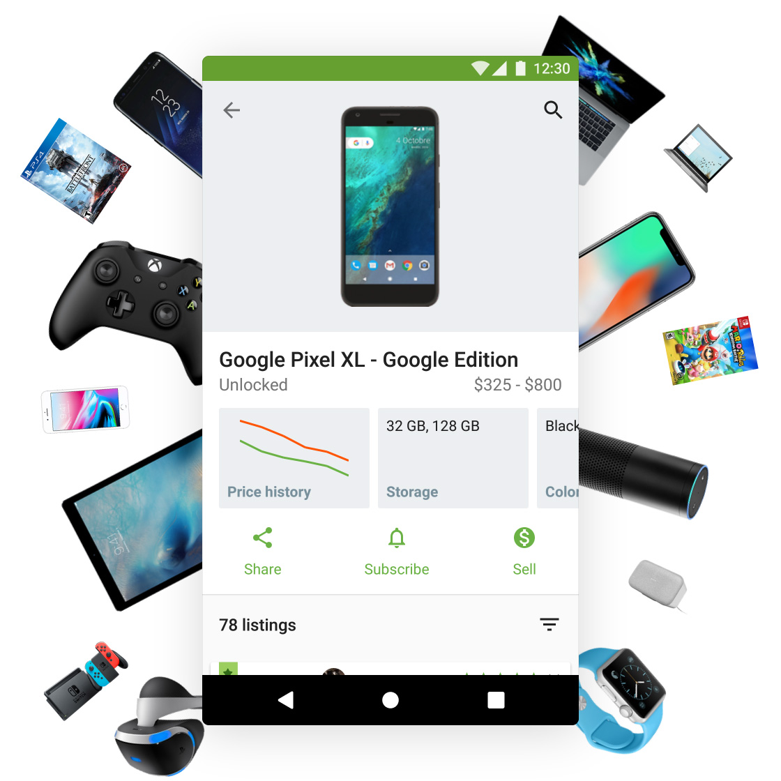 Swappa Mobile App for Android Swappa